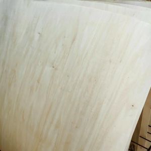 Poplar Wood Rotary Cut Veneer ISO9001 Oak Smooth Furniture Facing