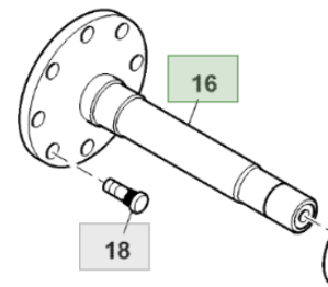 Trator Spare Parts Half Axle 35T For JD 5310 Model Agriculture Machinery Parts