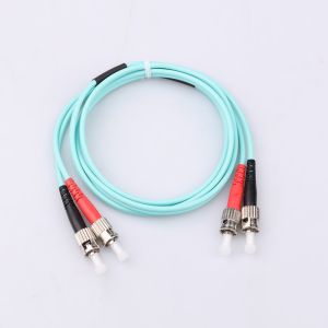 OM4 St To St Fiber Patch Cable Duplex OFNR PVC LSZH 3.0mm