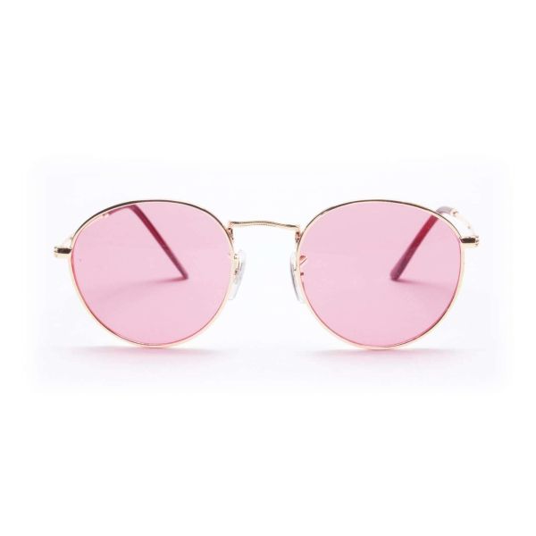 Buy Rose Lens Chakra Mood Light Colour Therapy Sunglasses UVA Protection at wholesale prices
