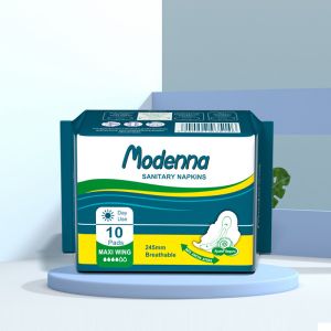 Ultra Thin Female Disposable Sanitary Napkin Biodegradable Organic Cotton