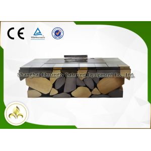 Gold Miner Teppanyaki Hibachi Grill Table , Gas Teppanyaki Grill Equipment