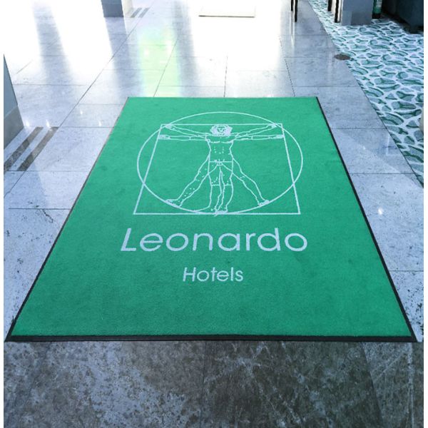 Buy ISO Personalised Rubber Door Mats Logo Entrance Matting 60x80 at wholesale prices