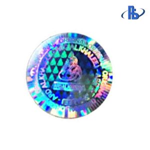 Waterproof Hologram Security Stickers For Commercial Brand / Documents Security