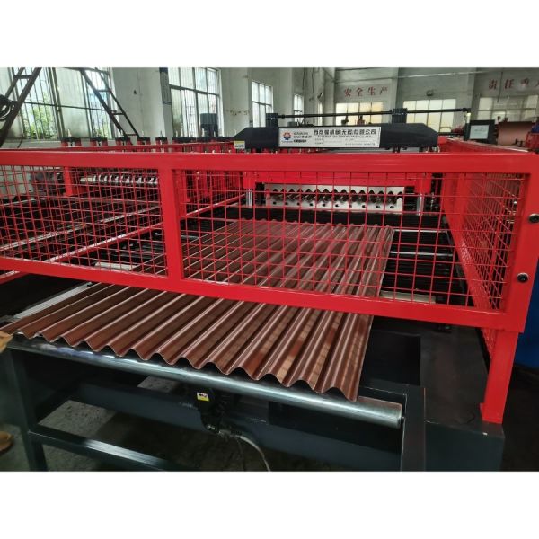 Buy Usa Market 30m/Min 26 Gauge Aluzinc Steel Corrugated Roof Roll Forming Machine Fully Automatically at wholesale prices