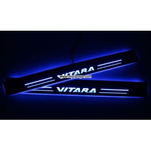 Suzuki Grand Vitara LED door sill plate light moving door scuff Pedal lights