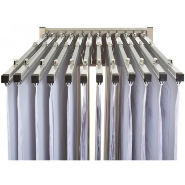 Buy Hanging Plan Drawing Rolling Steel Shelves Cart For 1,200 Drawings Capacity at wholesale prices