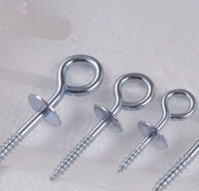 Small Size Hanging Metal Screw Hooks 3.1×32mm 3.8×42mm Size Long Using Time