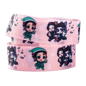 Wholesale High Quality 4cm printed polyester grosgrain ribbon