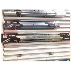 Black Full Extension Undermount Soft Close Drawer Slides , Ball Bearing Slides