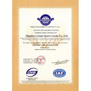 Qingdao Lykant Sports Goods Co., Ltd. Certifications
