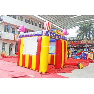 Coated Fabric Pvc Inflatable Tent , Customized Inflatable Stall SGS Certificatio