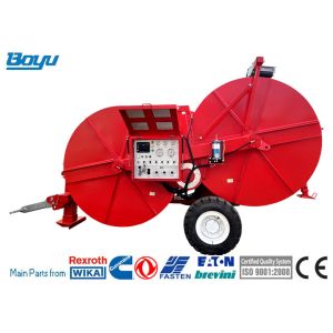 China TY2x40-1800 Hydraulic Cable Tensioner 5Km/H 80KN Stringing Equipment on sale