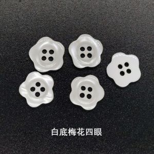Wholesale Pearly Lustre Sewing Shirt Plastic Resin Button