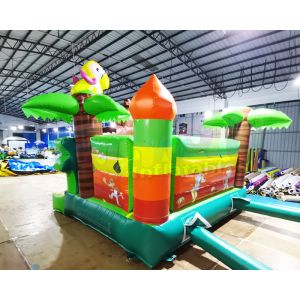 Kindergarten Inflatable Bounce Houses Monkey Jumping Bouncy Castle