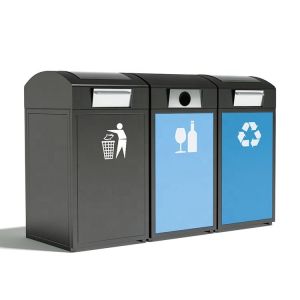 Quality Combinable 105L Multi Compartment Trash Can for sale