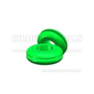 Green Silicone Rubber Grommet Seal Propanol Ethyl Carbinol Nitrobenzene