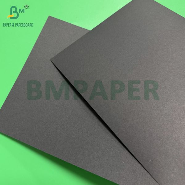Buy 400gsm 450gsm Black Paper Two Side Deep Black Sheets 610x860mm at wholesale prices