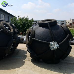 Anticollision Yokohama Pneumatic Rubber Fender For LPG Vessels