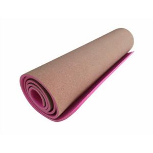 China 2016 Popular Hot Sale Custom Logo Eco Friendly TPE Cork Yoga Mat for Wholesale on sale