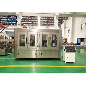 Stainless Steel Water Bottling Machine With Automatic Cap Loading System