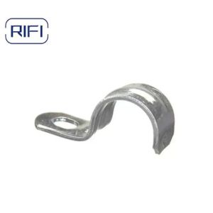 Quality 1/2&quot;-4&quot; Inch EMT One Hole Cinduit Straps Electro Galvanized For Electrical Conduit for sale
