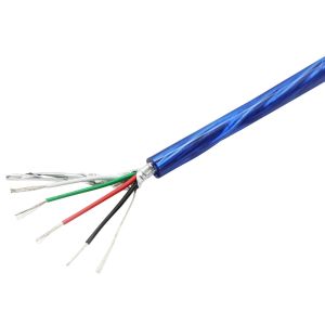 Industrial Wiring Flexible Multiconductor Cable Blue PVC Jacket