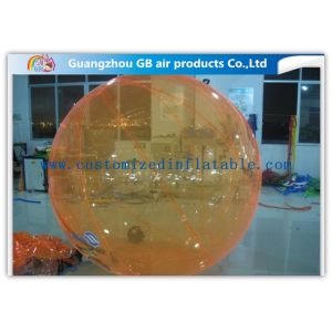 PVC / TPU Float Water Human Inflatable Rolling Ball , Water Splash Ball For