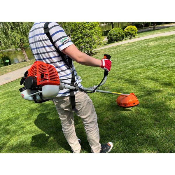 35.8CC Gas 2-Cycle 2-in-1 Brush Cutter and String Trimmer 17" Cutting Width