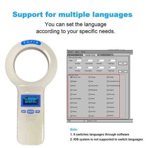 Versatile Durable RFID Microchip Temperature Scanner For Seamless Integration