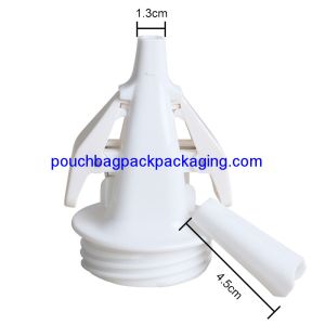 White pp ABS adapters for breast milk bag and pump, connect pump with bag