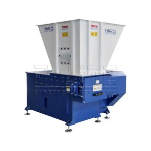 Efficient Mono Shaft Shredder for Processing Nylon Textiles Nets Plastic Blocks