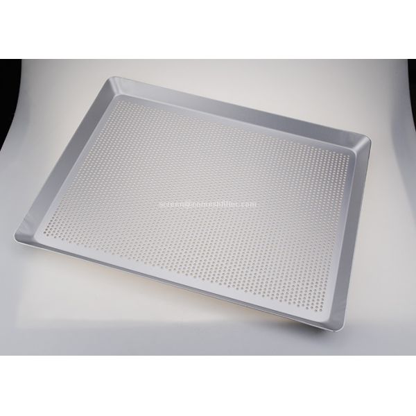 18x26 Inch Aluminum 5x3mm Hole Perforated Cooking Tray