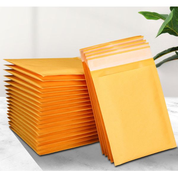 Buy Shock Resistance Seal Adhesive Kraft Bubble Mailer 14*18cm at wholesale prices