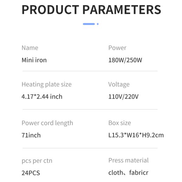 Mini Heat Press Machine For T Shirts Transfer Logo Transfer Dimensions 15.3x16x9.2cm