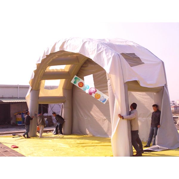 Simple Strong Airtight Frame Tube Structure Inflatable Tent 0.9mm PVC Tarpaulin
