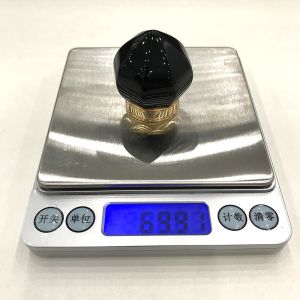 Smooth Zamak Perfume Bottle Caps Customized In Round/Square/Rectangle