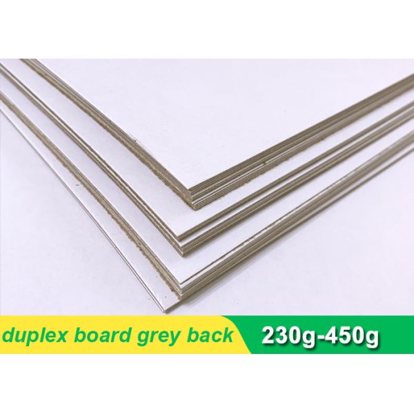 Buy One side coated Duplex Paper Board with grey back 300g 700 * 1000mm at wholesale prices