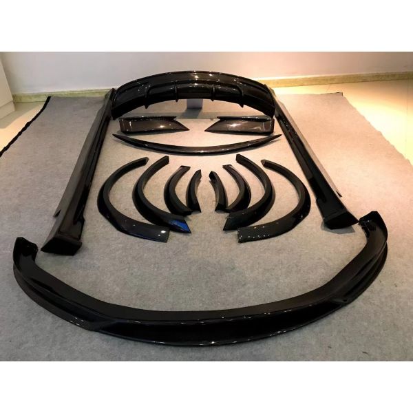 Selling Model S Carbon Fiber Body Kit for Model S Wide Bodyki Carbon Fiber Front Shovel Rear Diffuser Spoiler