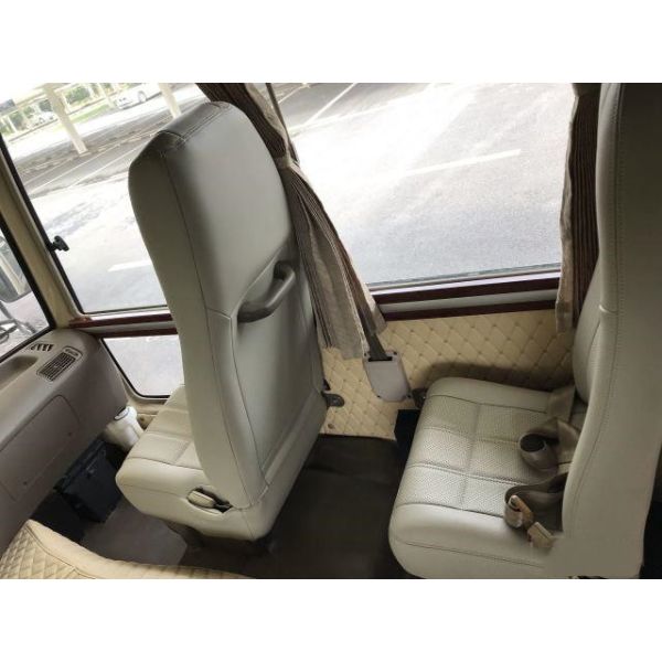 Bus Second Hand Coaster White Golden For Stock Negeria LHD Mini Bus Diesel Promition Price Toyota Coaster