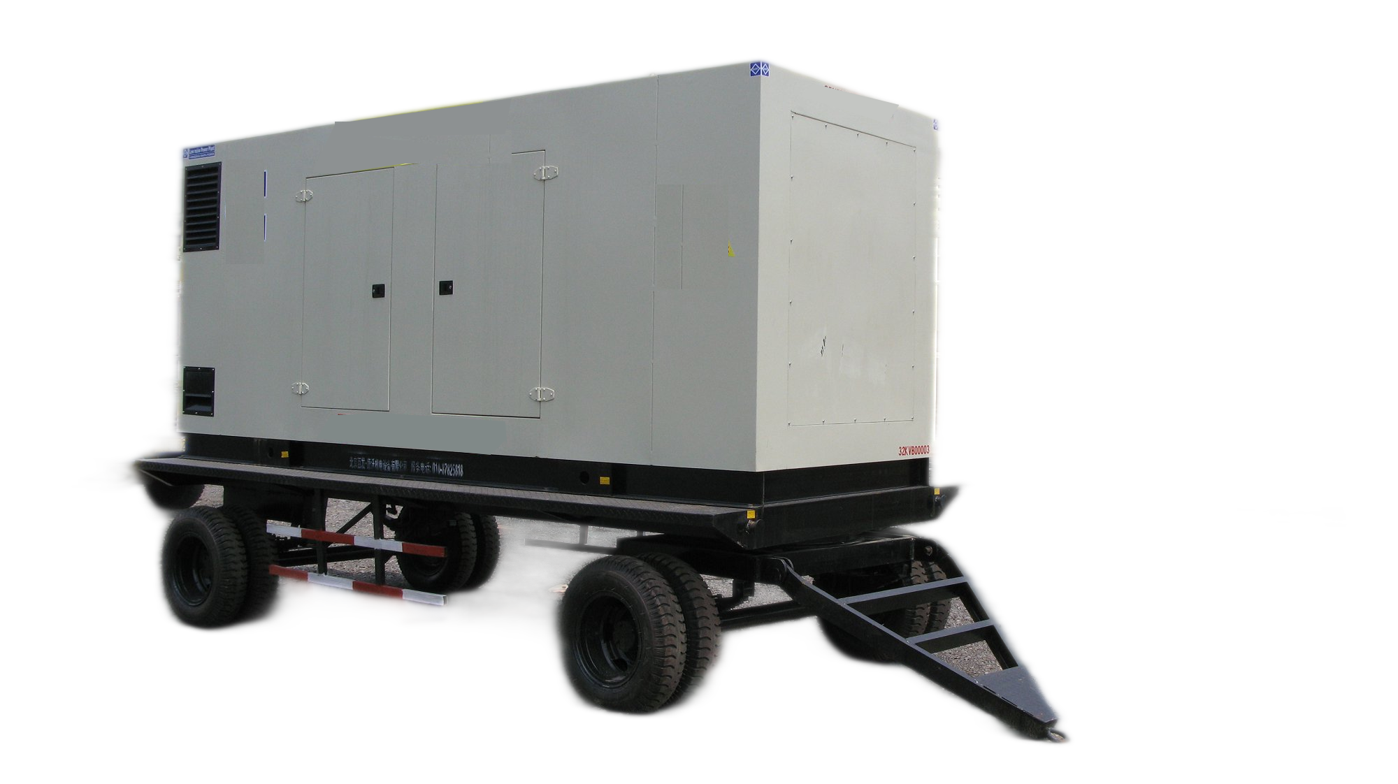 100KW Power Output Trailer Generator Set for High-Performance Needs