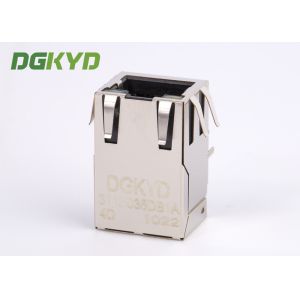 Single port tab up 8 Pin RJ45 Modular Jack Shielded with Y/G LED manufacturer