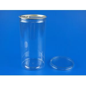 Cylinder Shape Plastic Honey Jars , Durable Large Plastic Containers