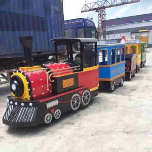 24 Riders Amusement Park Electric Trains Intelligent Controller