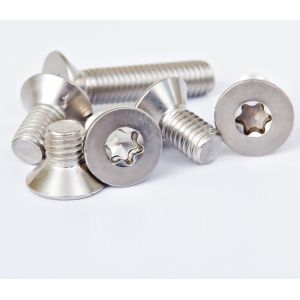 China White Flat Head Stainless Steel Screws Spheroidizing Treatment on sale