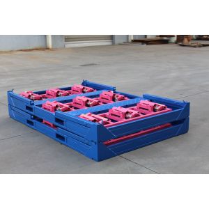 ISO Warehouse Heavy Duty 2400 Lb Stackable Steel Pallets