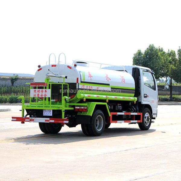 Factory Customized DFAC DongFeng 5000 Litres Water Bowser Sprinkle Truck Watering Cart Water Tanker Truck Water Tank Truck