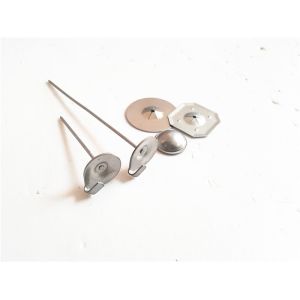 Carbon Steel Insulation Lacing Anchors With Hook Head Base