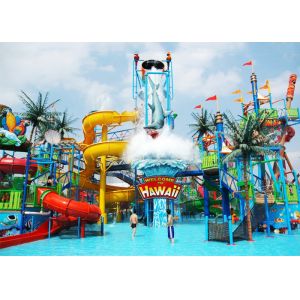 1 Year Warranty Aqua Playground Children / Adults Equipment Water Slide