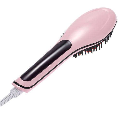 Buy LCD Pink Hair Straighteners Brush-Hair Style Tools at wholesale prices